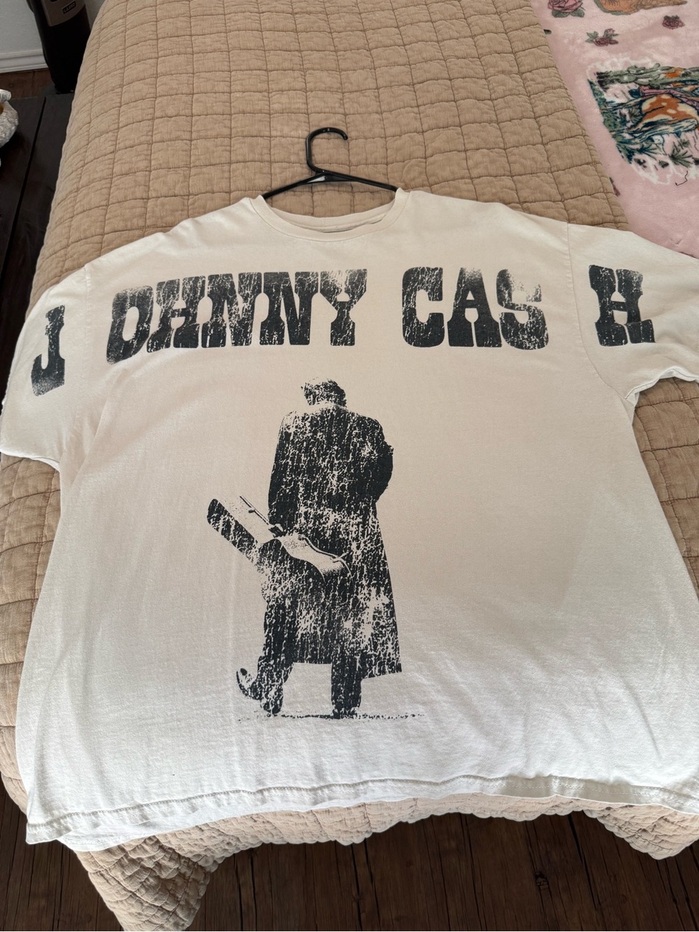 White Graphic Short-Sleeve Women’s T-Shirt - Johnny Cash Style from the Buckle